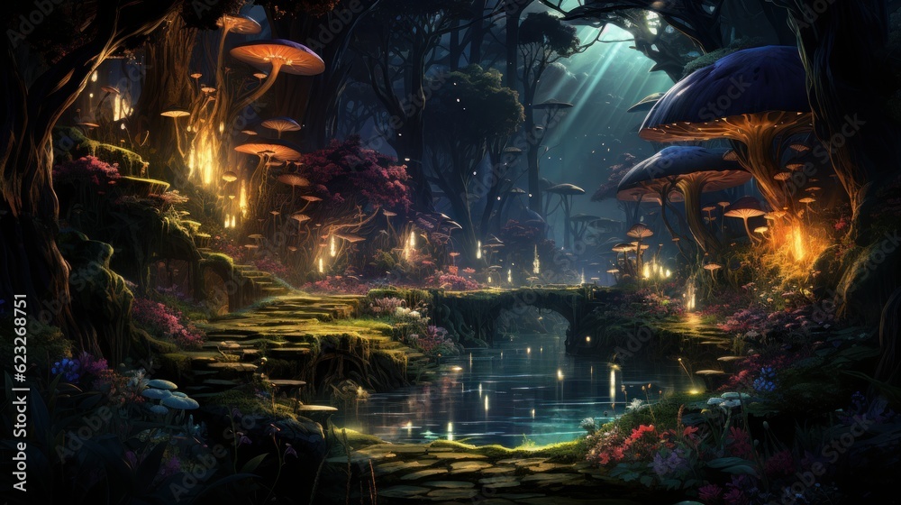 fantasy fairy forest