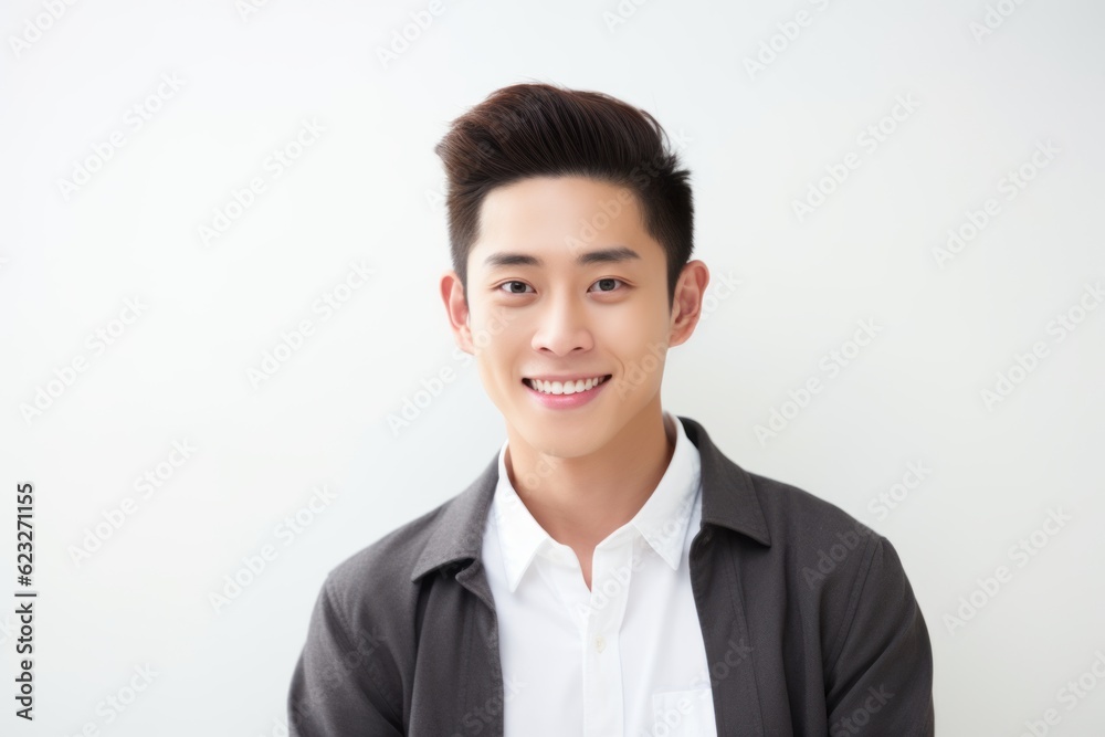 young asian business man smile and looking at camera isolated on white background young asian business man smile and looking at camera isolated on white background