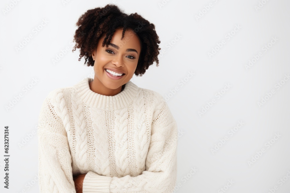 Portrait of beautiful young african american woman smiling at camera Portrait of beautiful young african american woman smiling at camera