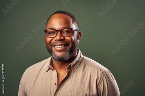 Portrait of a happy african american man in eyeglasses © Eber Braun