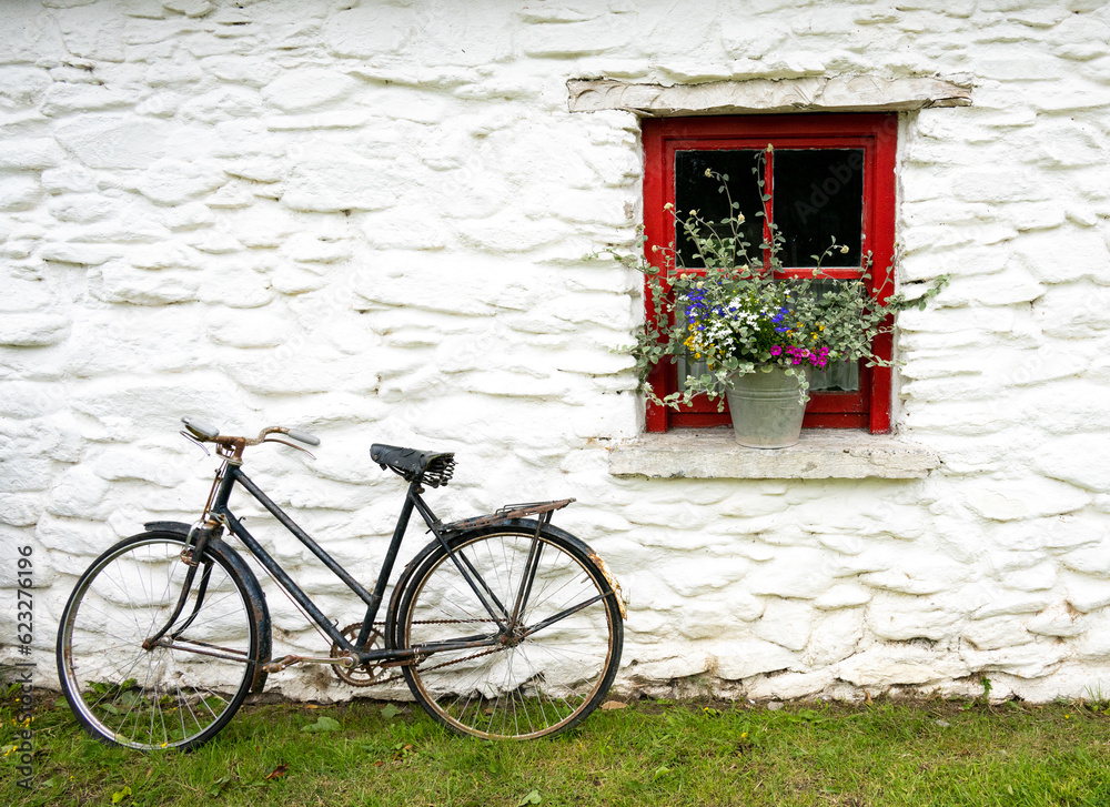 Bike against Window, Ireland