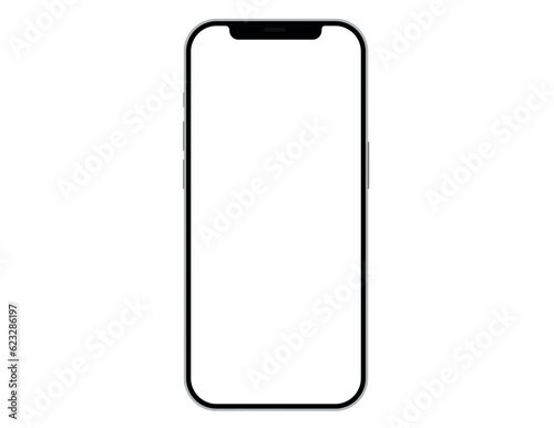 A a phone  in a transparent background in vector format