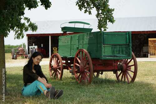 old tractor