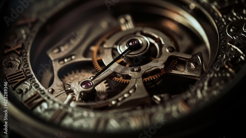 Macro Augmented Gear Watch Photography AI Generated