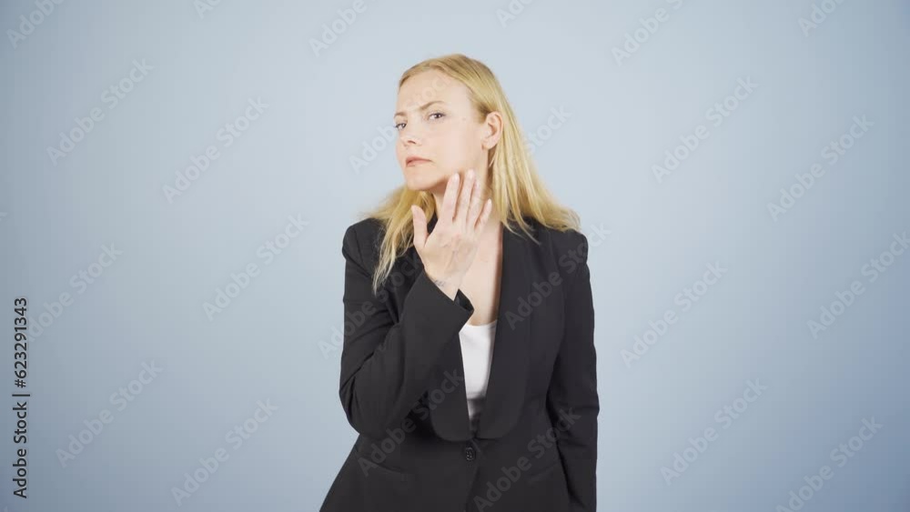 Handsome business woman. Handsome business woman.