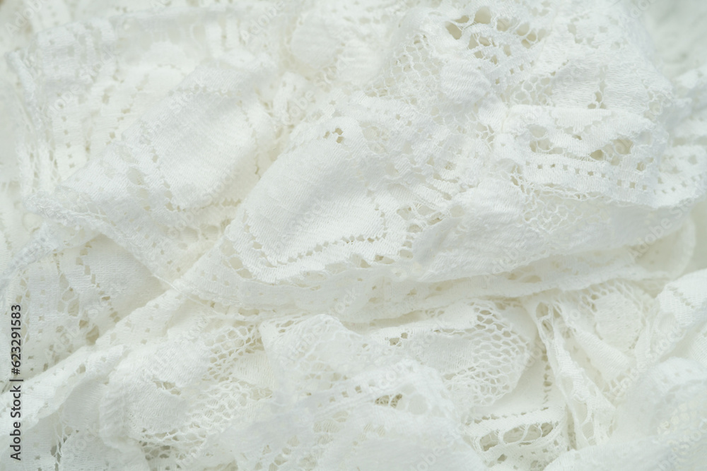 Obraz premium white fabric background copy space.