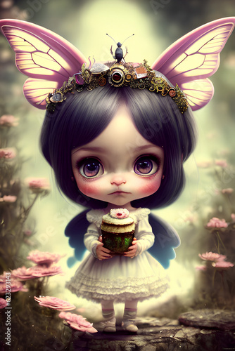 a cute child Generative AI