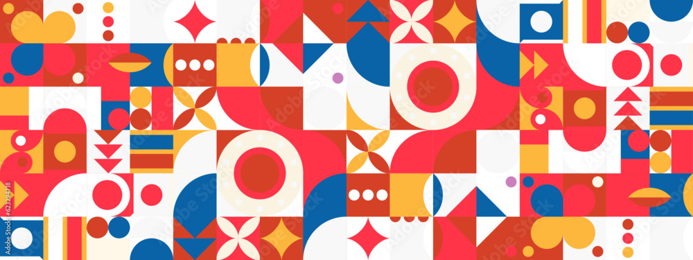 vector gradient mosaic YouTube channel art template