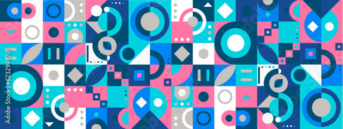vector gradient mosaic YouTube channel art template