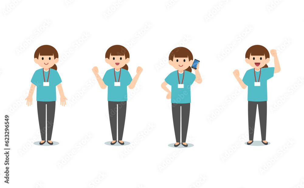 woman in business casual clothes woman in business casual clothes