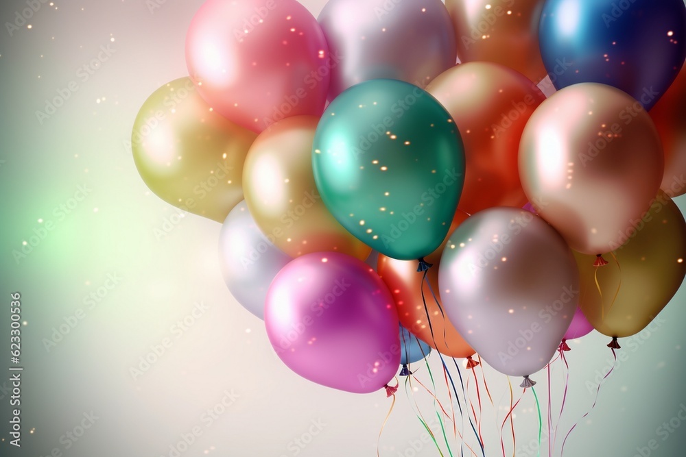 festive background with balloons festive background with balloons