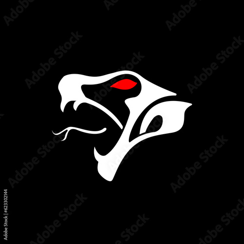 snake logo apparel. tribal snake. snake head logo template. snake eyes red color logo. viper head.