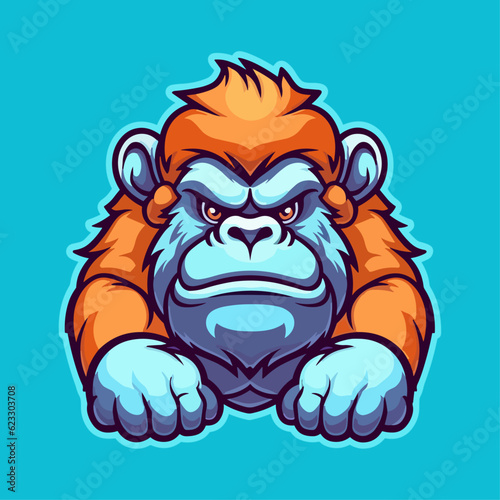 Powerful and Majestic Gorilla: An Impressive Portrait of the King of the Jungle