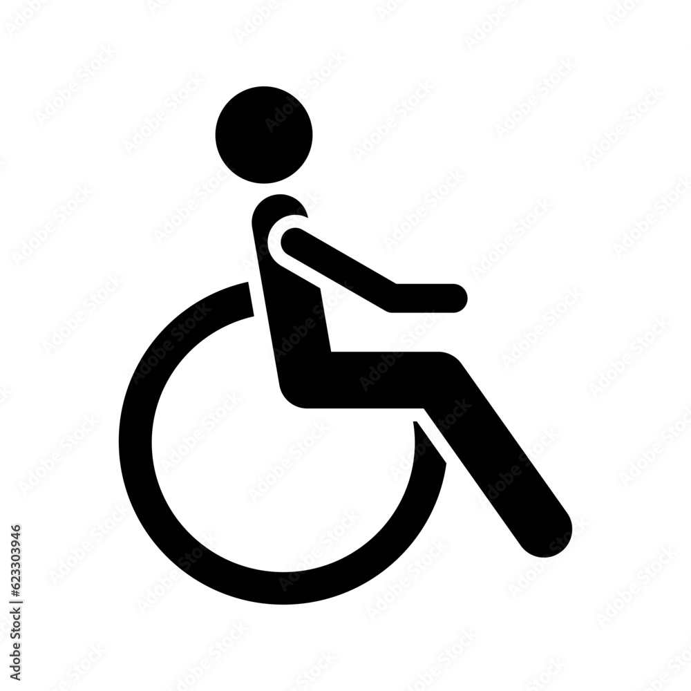 Disability icon flat vecktor trendy popular simple Disability icon flat vecktor trendy popular simple
