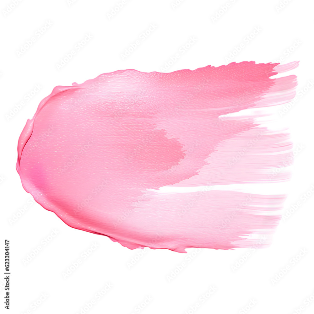 Isolated watercolor faint brush stroke, solid brushstroke, splash vector
