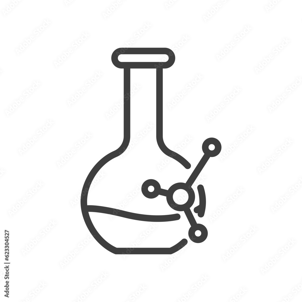 catalyst icon vector in linear style catalyst icon vector in linear style