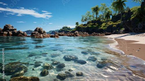 beach in the summer