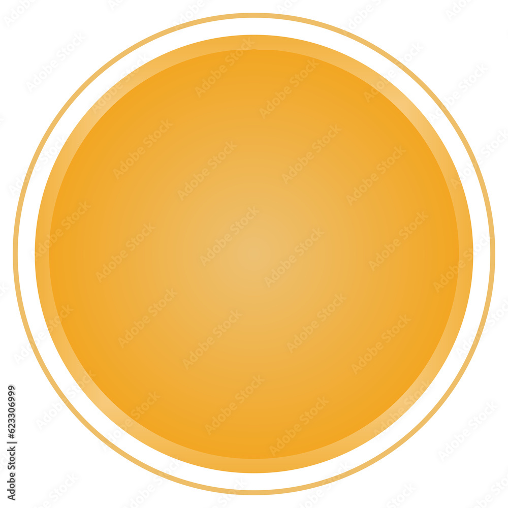 yellow blank circle frame