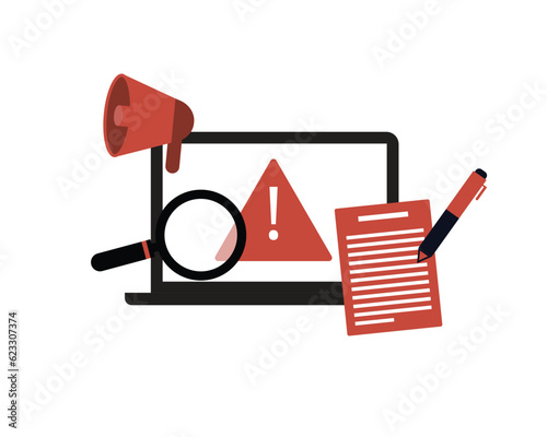 IT incident report is documentation of an event that has disrupted the normal operation of some IT system