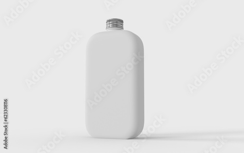 white plastic bottle