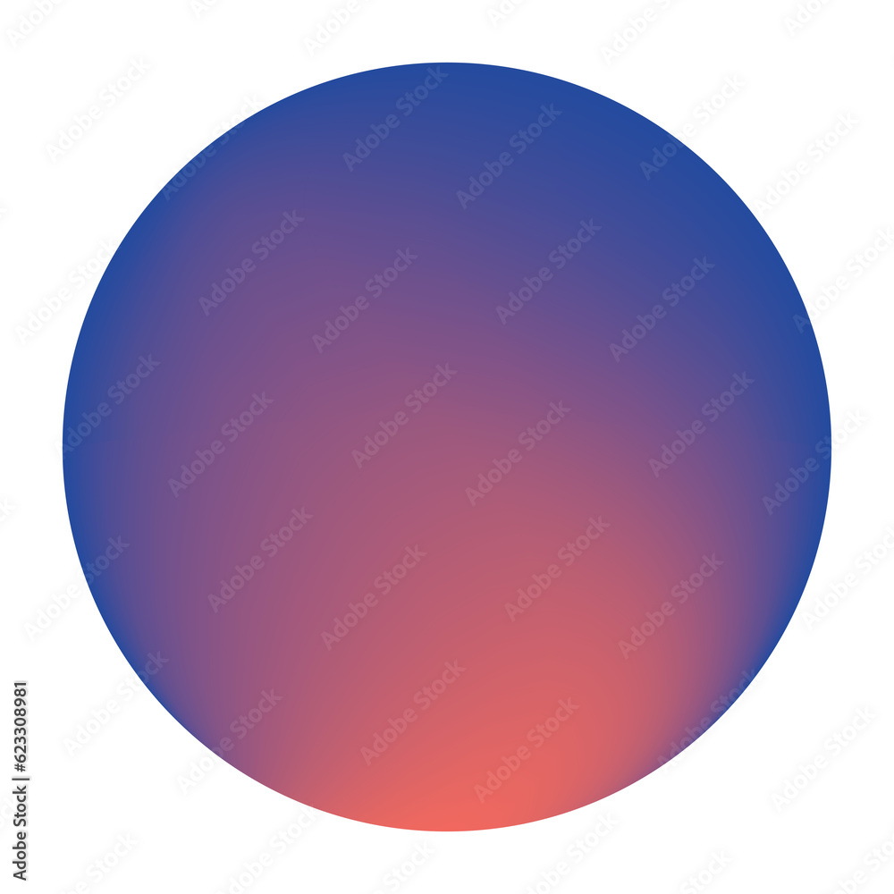 Digital png illustration of blue circle on transparent background