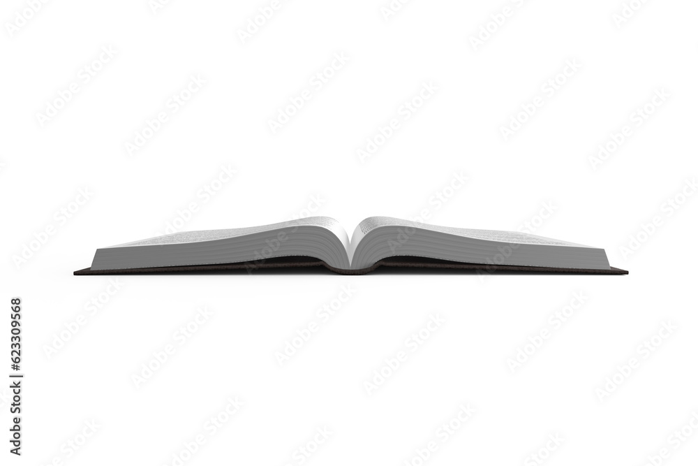 Obraz premium Digital png illustration of open book on transparent background
