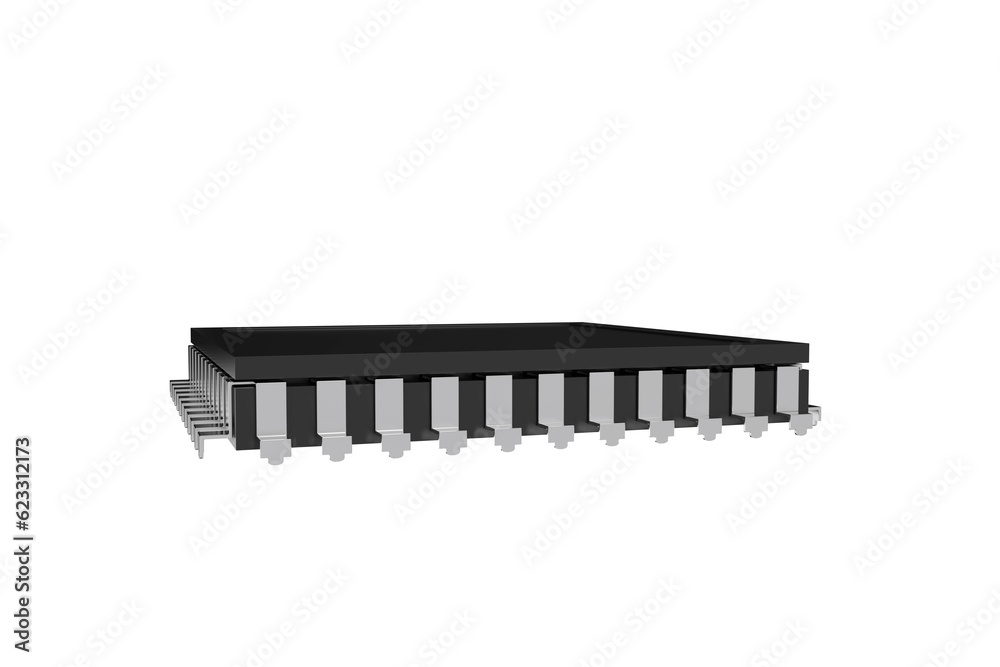 Digital png illustration of computer element on transparent background