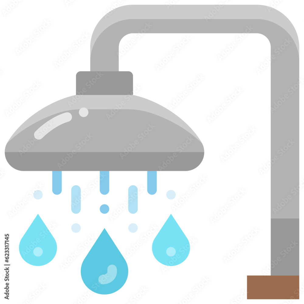 Shower flat icon