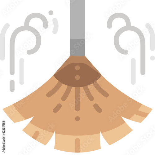 Broom flat icon