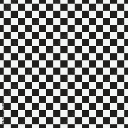 abstract seamless black white checkered pattern vector.
