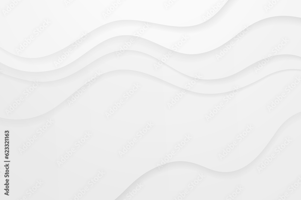 Abstract wavy white and grey paper background with curve lines and shadow, suitable for banner, card, flyer , wallpaper or poster design. Abstract wavy white and grey paper background with curve lines and shadow, suitable for banner, card, flyer , wallpaper or poster design.