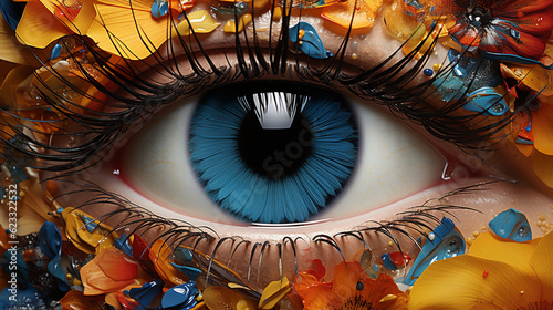 eye of the person HD 8K wallpaper Stock Photographic Image © Ahmad