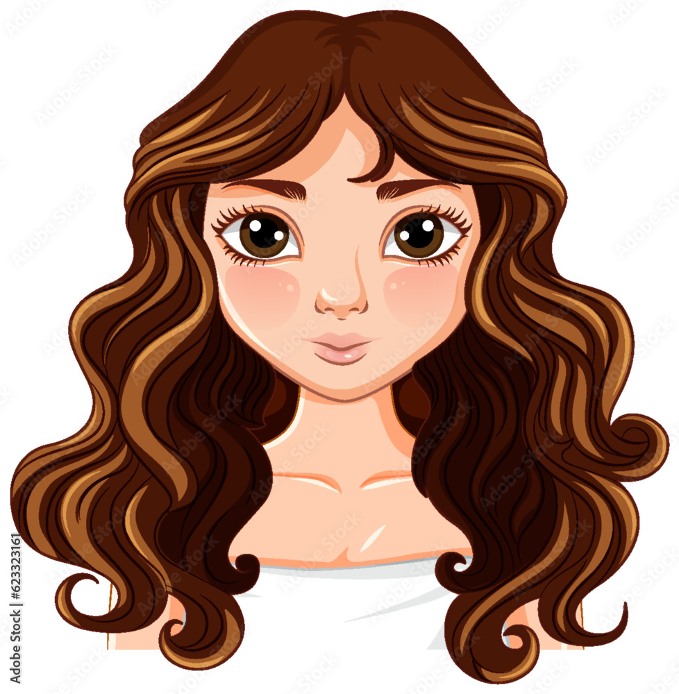 Beautiful woman portrait isolated Beautiful woman portrait isolated