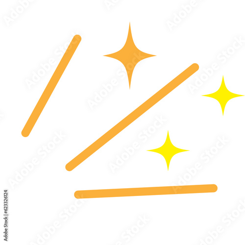 きらきら光線のマーク