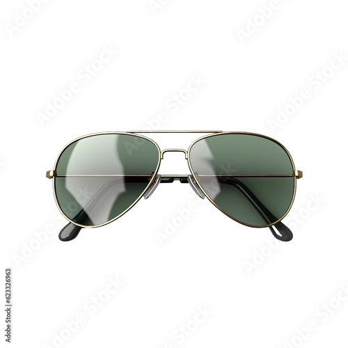Aviator glasses . isolated object, transparent background