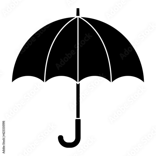 傘のシルエットアイコン