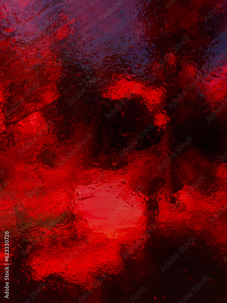 Obraz premium red glass. abstract blurred background.