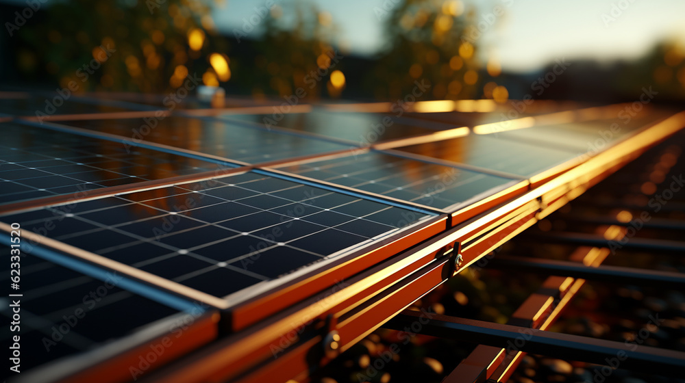 Solar power station. Generative Ai Solar power station. Generative Ai