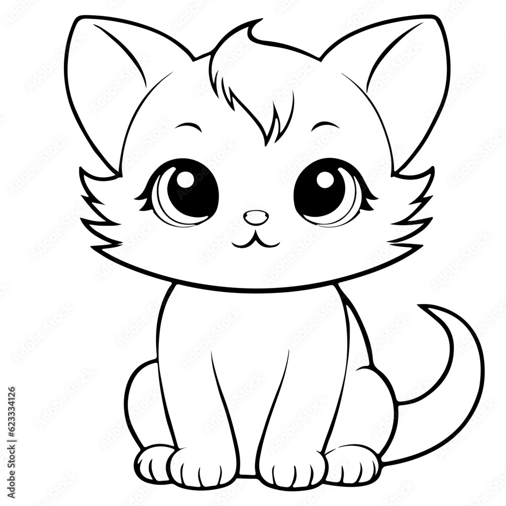 Cat outline, vector illustrator, Cat Day, International cat day, Cat outline, vector illustrator, Cat Day, International cat day,