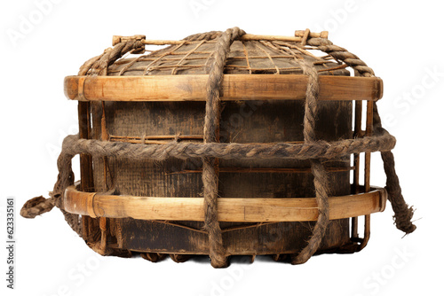 Crab trap. isolated object  transparent background