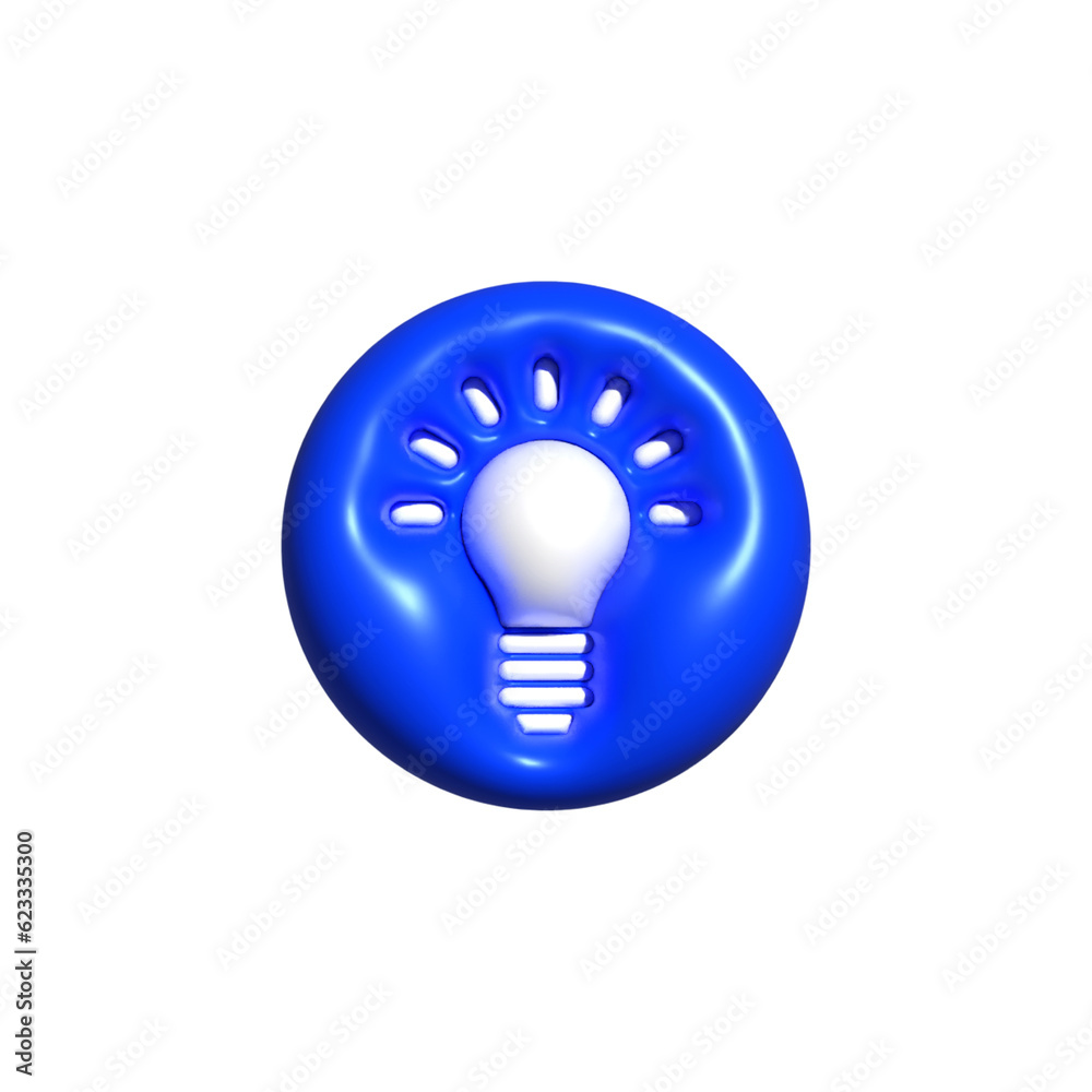 3d cartoon style minimal yellow light bulb icon Idea solution business strategy concept
3d cartoon style minimal yellow light bulb icon Idea solution business strategy concept