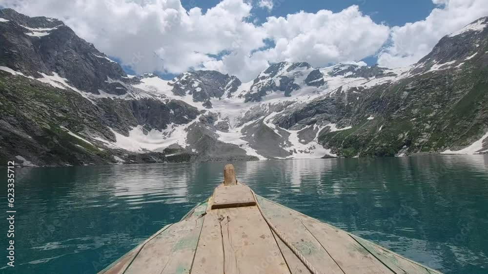 View of Katora Lake Jahaz Banda Kumrat Valley Upper Dir Pakistan. Pakistan Lake Katora scenic landscape nature background view enjoying vacation travel adventure