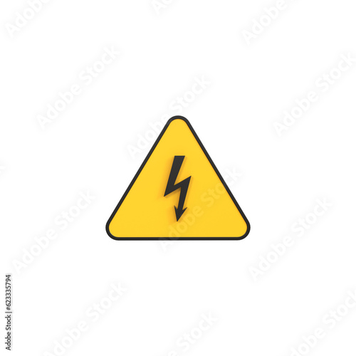 Free Download Alert or Warning signs 3d rendering of alert isolated on a transparent background 
 - GFXLoad