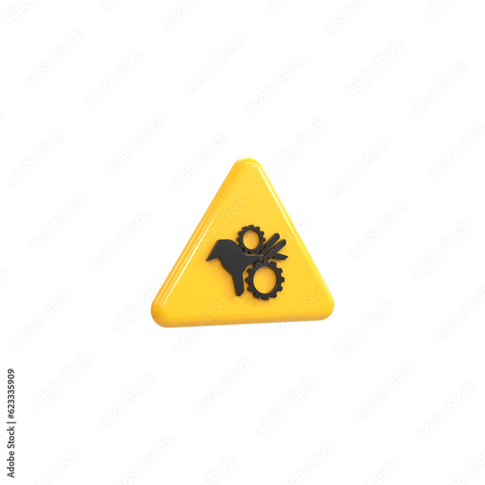 Alert or Warning signs 3d rendering of alert isolated on a transparent background
Alert or Warning signs 3d rendering of alert isolated on a transparent background