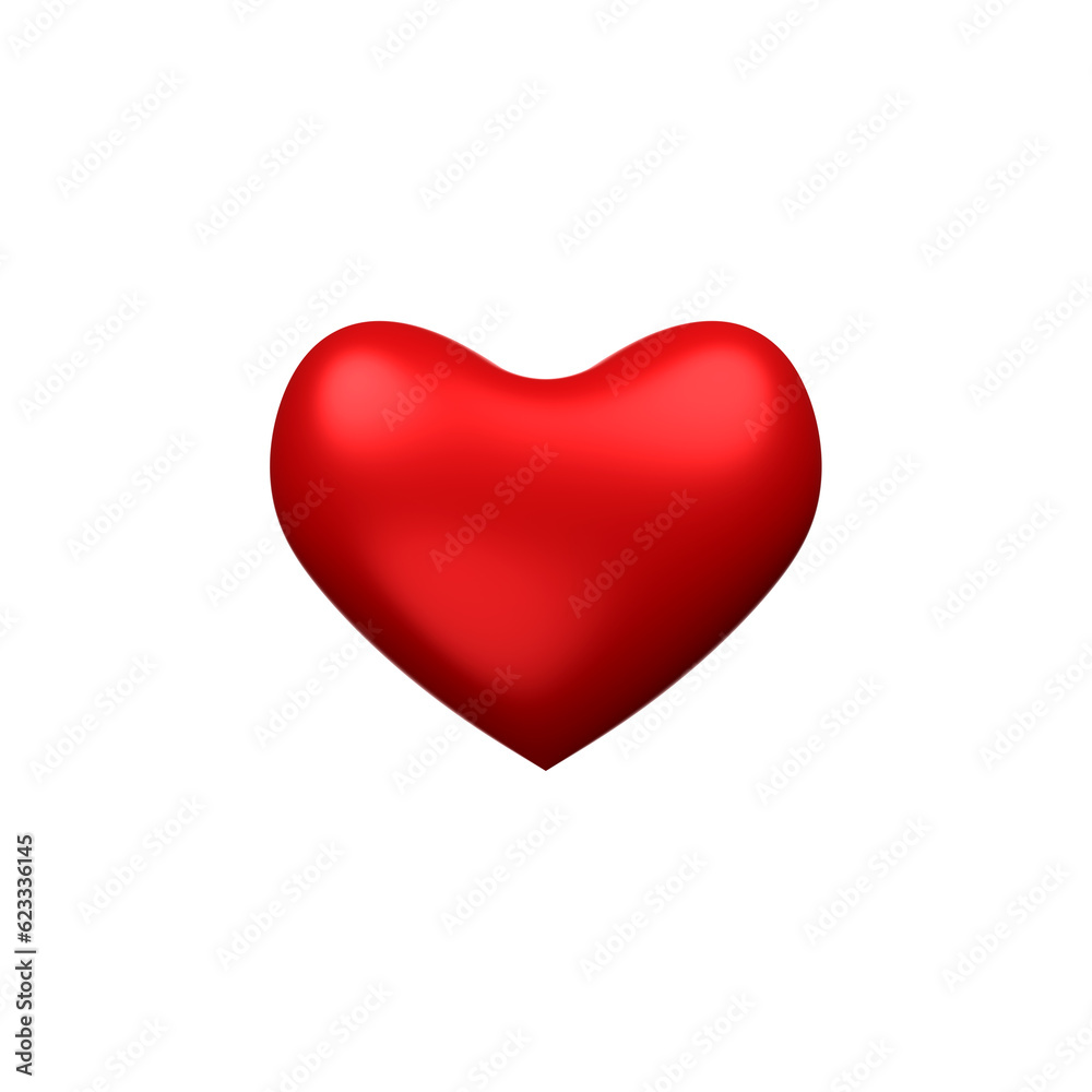 3d rendering Social Media Heart icon online social communication applications concept 3d rendering Social Media Heart icon online social communication applications concept