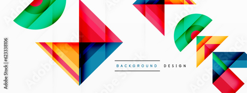 Visually captivating background design showcasing dynamic geometric lines, triangles, and squares. This composition blends precision and movement, creating an engaging graphic with a modern aesthetic