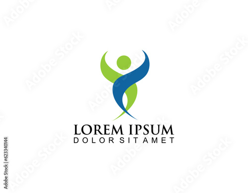 People Care Logo and Icon Template
