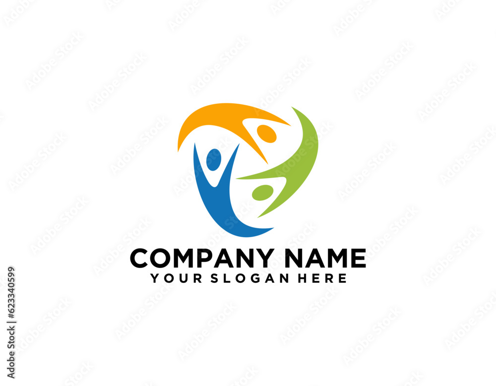 People Care Logo Template People Care Logo Template