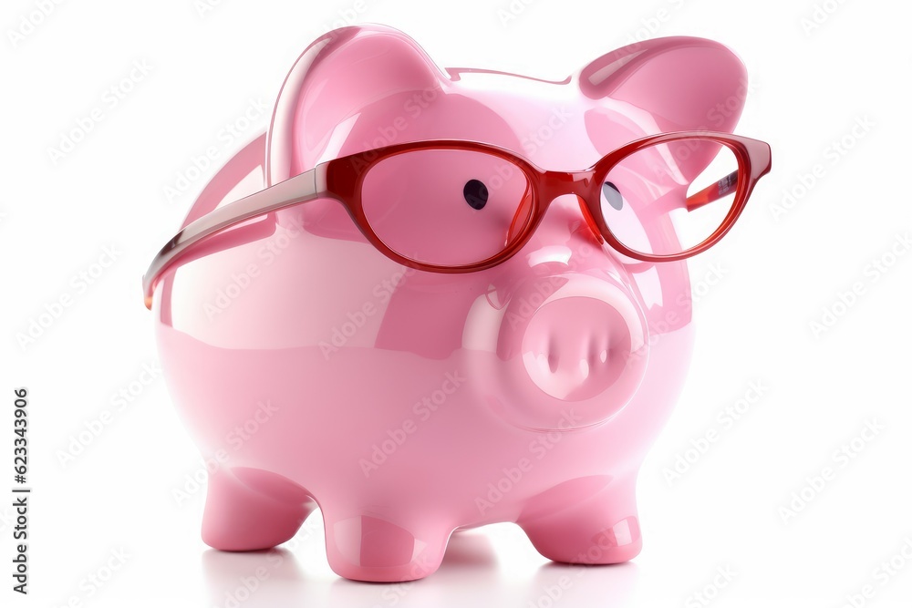 Pink piggy bank finance. Generate Ai Pink piggy bank finance. Generate Ai