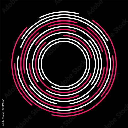 Concentric segments of circ...